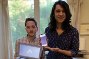 Founders Daniel Fridliand (left) and Dylan Sen (right) hope to eventually expand their anxiety relief app to reach military personnel.